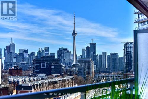#822 -38 Joe Shuster Way, Toronto, ON - Outdoor With Balcony With View