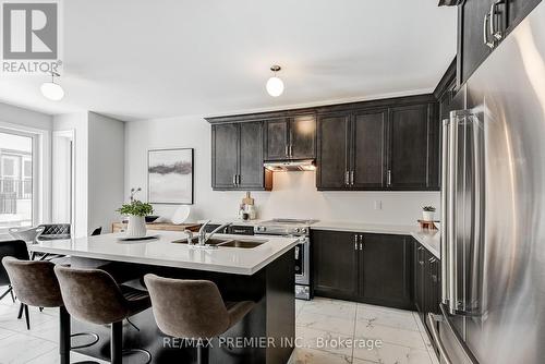 14 Sambro Lane, Whitchurch-Stouffville (Stouffville), ON - Indoor Photo Showing Kitchen With Stainless Steel Kitchen With Double Sink With Upgraded Kitchen