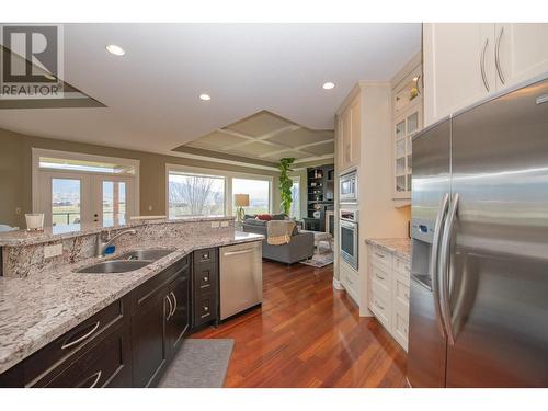6325 Old Kamloops Road, Vernon, BC - Indoor Photo Showing Kitchen With Double Sink With Upgraded Kitchen