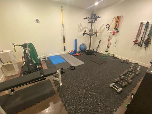 8660 Riverside Drive, Grand Forks, BC - Indoor Photo Showing Gym Room