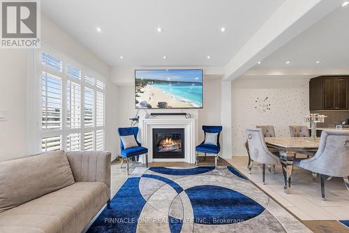 142 Sky Harbour Drive, Brampton, ON - Indoor Photo Showing Living Room With Fireplace