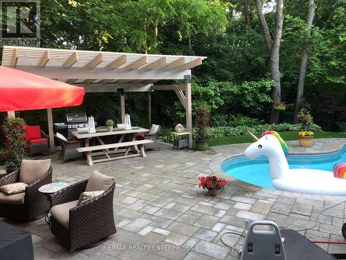 1230 Queen Victoria Ave, Mississauga, ON - Outdoor With In Ground Pool With Deck Patio Veranda