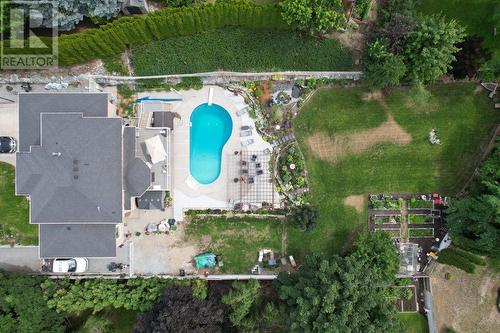 1605 Crawford Road, Kelowna, BC - Outdoor With In Ground Pool With View