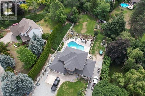 1605 Crawford Road, Kelowna, BC - Outdoor With In Ground Pool With View