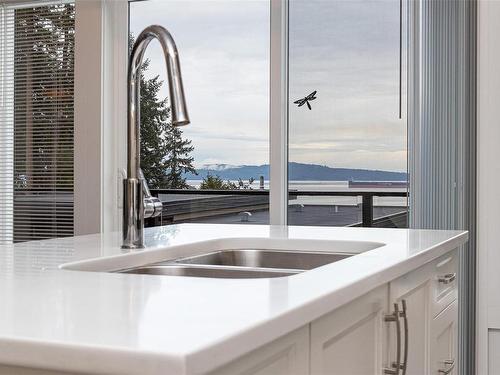 4226 Skye Rd, Saltair, BC - Indoor Photo Showing Kitchen With Double Sink