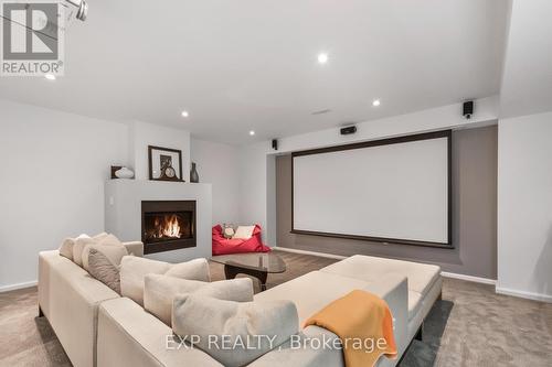 223 Jennings Cres, Oakville, ON - Indoor Photo Showing Other Room With Fireplace