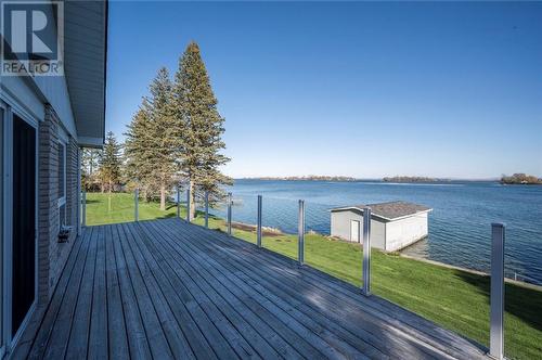 19072 County Road 2 Road, Summerstown, ON - Outdoor With Body Of Water With Deck Patio Veranda