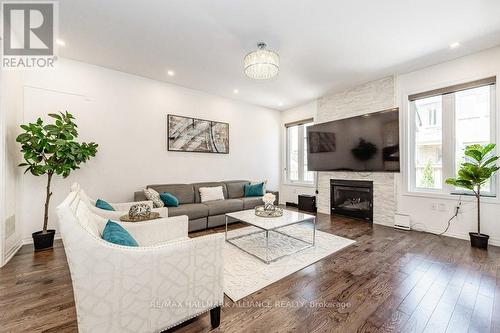 159 Beaveridge Avenue, Oakville, ON - Indoor Photo Showing Living Room With Fireplace