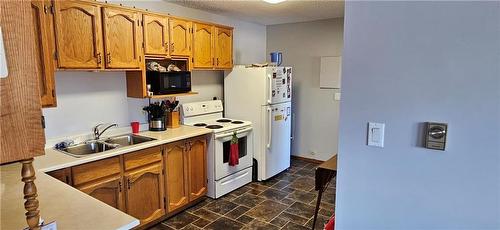 23 4Th Street Ne, Hamiota, MB - Indoor Photo Showing Kitchen With Double Sink