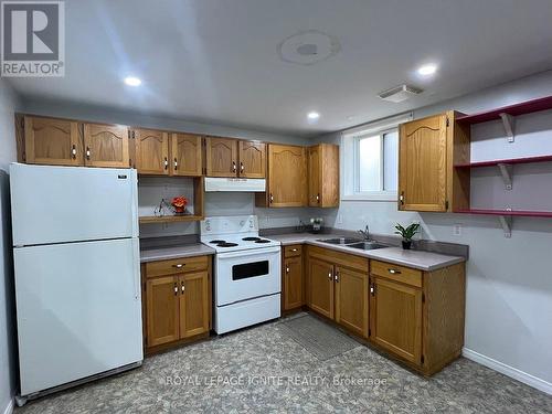 92 Campbell St, Quinte West, ON - Indoor Photo Showing Kitchen With Double Sink