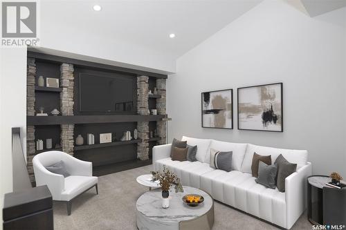 124 Durham Drive, Regina, SK - Indoor Photo Showing Living Room