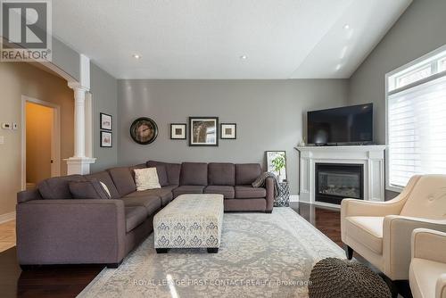 29 Stapleton Pl, Barrie, ON - Indoor Photo Showing Living Room With Fireplace
