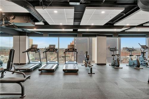 60 Frederick Street|Unit #1013, Kitchener, ON - Indoor Photo Showing Gym Room