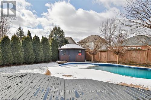1002 Manchester Rd, London, ON - Outdoor With In Ground Pool