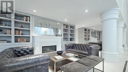 #1206 -33 Helendale Ave, Toronto, ON - Indoor Photo Showing Living Room With Fireplace