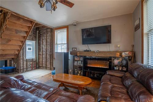 330 Shellard Lane, Brantford, ON - Indoor Photo Showing Living Room With Fireplace