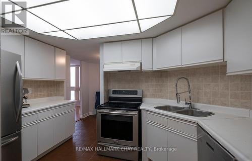 #1103 -10 Kenneth Ave, Toronto, ON - Indoor Photo Showing Kitchen With Double Sink