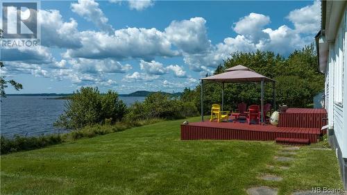 280 Holts Point Road, Bocabec, NB - Outdoor With Body Of Water With Deck Patio Veranda With View