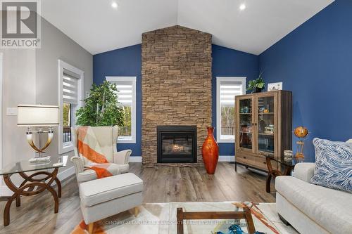 34 Birchmount St, Quinte West, ON - Indoor Photo Showing Living Room With Fireplace