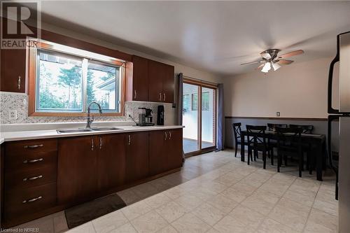 1080 Hwy 654, Callander, ON - Indoor Photo Showing Kitchen With Double Sink