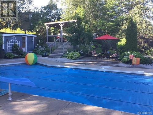 54 Crown Hill Crescent, Saint John, NB - Outdoor With In Ground Pool With Backyard