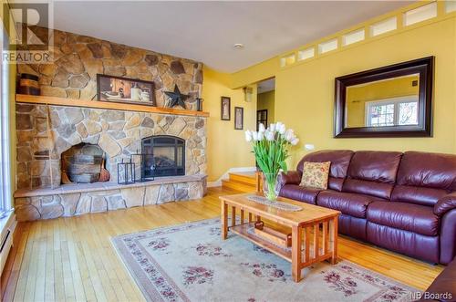 54 Crown Hill Crescent, Saint John, NB - Indoor Photo Showing Living Room With Fireplace