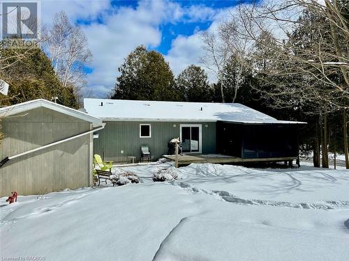 Ample back yard space for safe, private play. - 41 Water Street, South Bruce Peninsula, ON - Outdoor