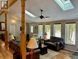 With skylights, vaulted ceilings and multi-tier levels. - 