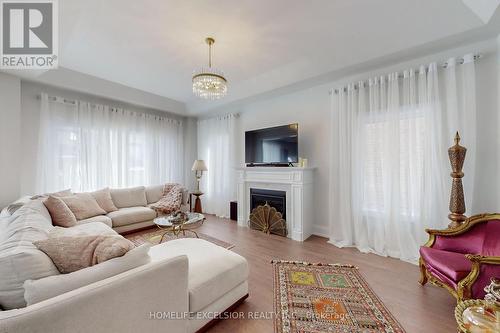 17 Seguin Street, Richmond Hill, ON - Indoor Photo Showing Living Room With Fireplace
