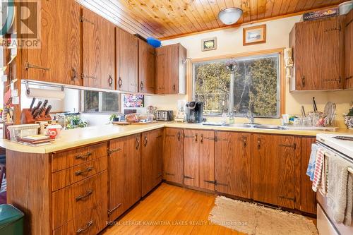 19 Bessie Avenue N, Kawartha Lakes (Bobcaygeon), ON - Indoor Photo Showing Kitchen With Double Sink