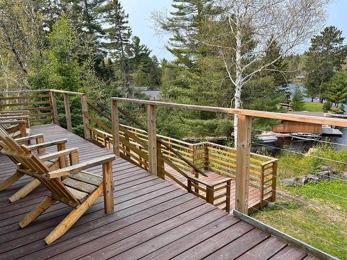 Terrasse - 208 Ch. Baie-Dorval, Laniel, QC - Outdoor With Deck Patio Veranda With Exterior
