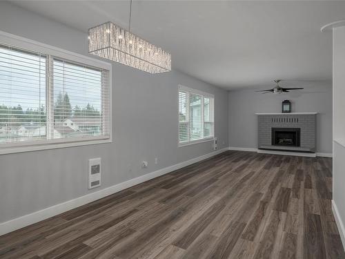 4023 Clegg Cres North, Port Alberni, BC - Indoor Photo Showing Living Room With Fireplace
