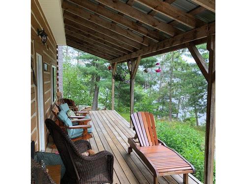 Terrasse - 1 Île Thompson, Les Lacs-Du-Témiscamingue, QC - Outdoor With Deck Patio Veranda With Exterior