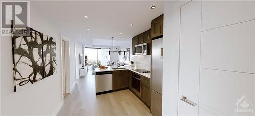340 Queen Street Unit#701, Ottawa, ON - Indoor Photo Showing Kitchen With Upgraded Kitchen