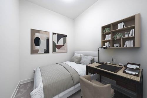 Den/Bedroom [Virtually Staged] - 212 King William Street|Unit #1316, Hamilton, ON - Indoor Photo Showing Bedroom