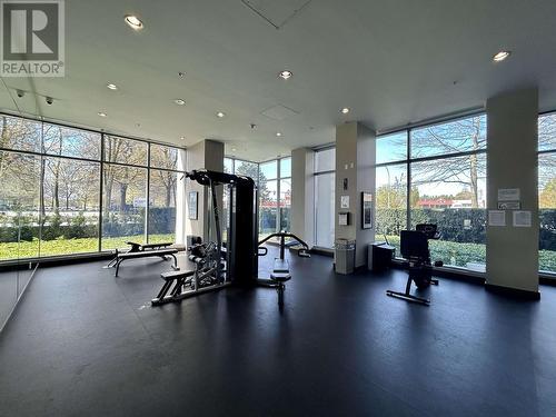 605 5068 Kwantlen Street, Richmond, BC - Indoor Photo Showing Gym Room