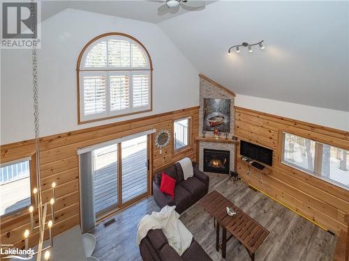 110 Cedar Shores Pvt, Bracebridge, ON - Indoor Photo Showing Other Room With Fireplace