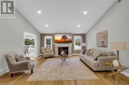 2025 Ashgrove Crt, London, ON - Indoor Photo Showing Living Room With Fireplace