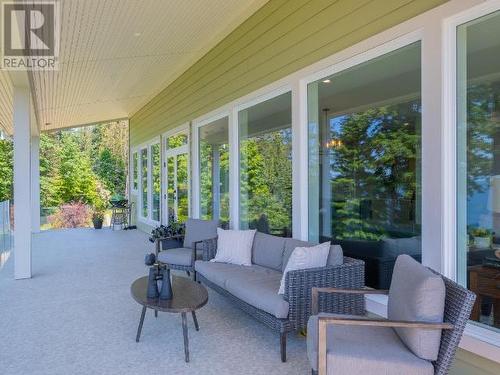 8447 Highway 101, Powell River, BC - Outdoor With Deck Patio Veranda With Exterior