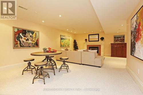 7 Purling Pl, Toronto, ON - Indoor With Fireplace