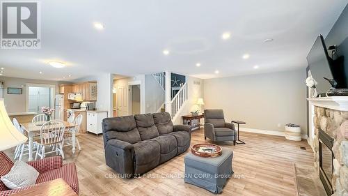 8 Harbour Park Crt, Lambton Shores, ON - Indoor Photo Showing Living Room With Fireplace
