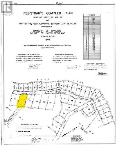 Lot 27 Bamsey Dr, Hamilton Township, ON 