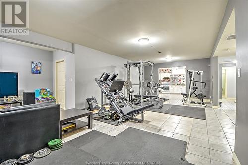 115 Fescue, Amherstburg, ON - Indoor Photo Showing Gym Room