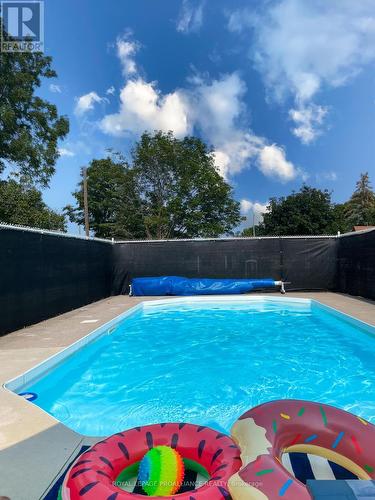 63 Centre St, Trent Hills, ON - Outdoor With In Ground Pool With Backyard