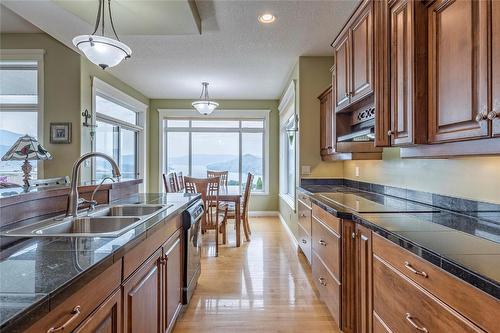 664 Mt York Drive, Coldstream, BC - Indoor Photo Showing Kitchen With Double Sink