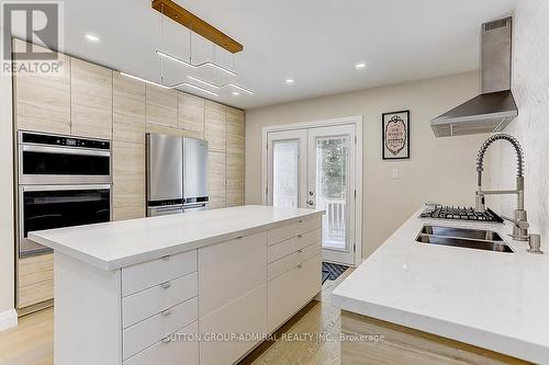 2059 Northern Avenue, Innisfil, ON - Indoor Photo Showing Kitchen With Double Sink With Upgraded Kitchen