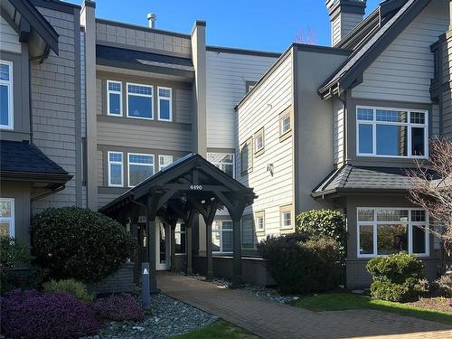 217-4490 Chatterton Way, Saanich, BC - Outdoor With Facade