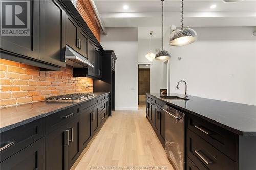 247 Brock Street Unit# 301, Amherstburg, ON - Indoor Photo Showing Kitchen With Upgraded Kitchen