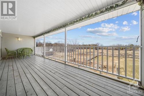 Gorgeous views from the back porch - 8027 Parkway Road, Metcalfe, ON - Outdoor With Exterior