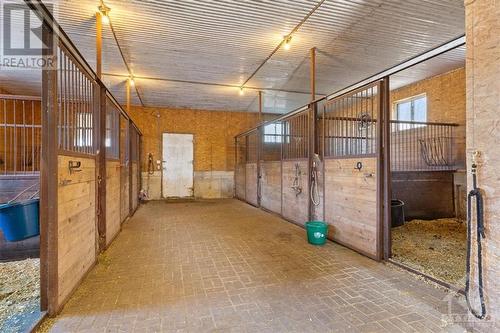6 Custom Stalls, with room for more. - 8027 Parkway Road, Metcalfe, ON - Indoor Photo Showing Other Room